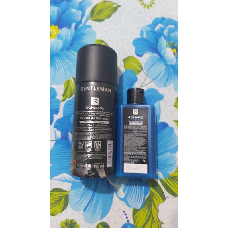 ROMANO_ XỊT KHỬ MÙI GENTLEMAN 150ML KÈM CHAI TẮM 60G (TÙY Ý) GIÁ KHÔNG ĐỔI. | BigBuy360 - bigbuy360.vn