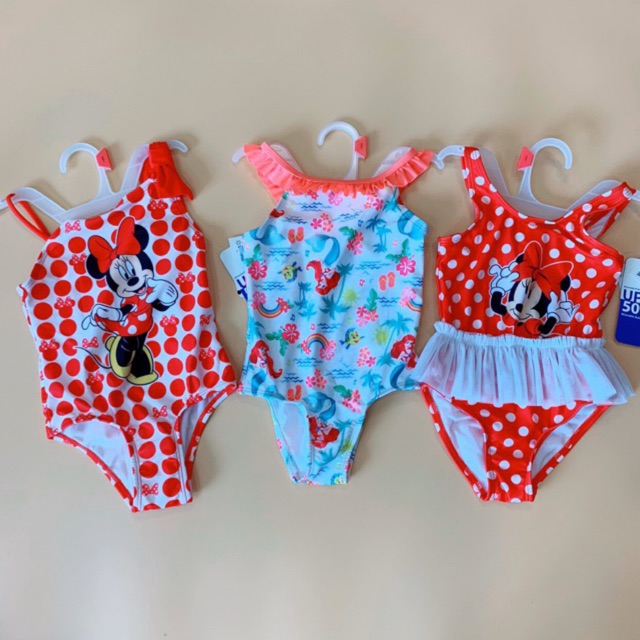 (XẢ KHO) Bộ bơi bikini Disney siêu dễ thương cho bé gái