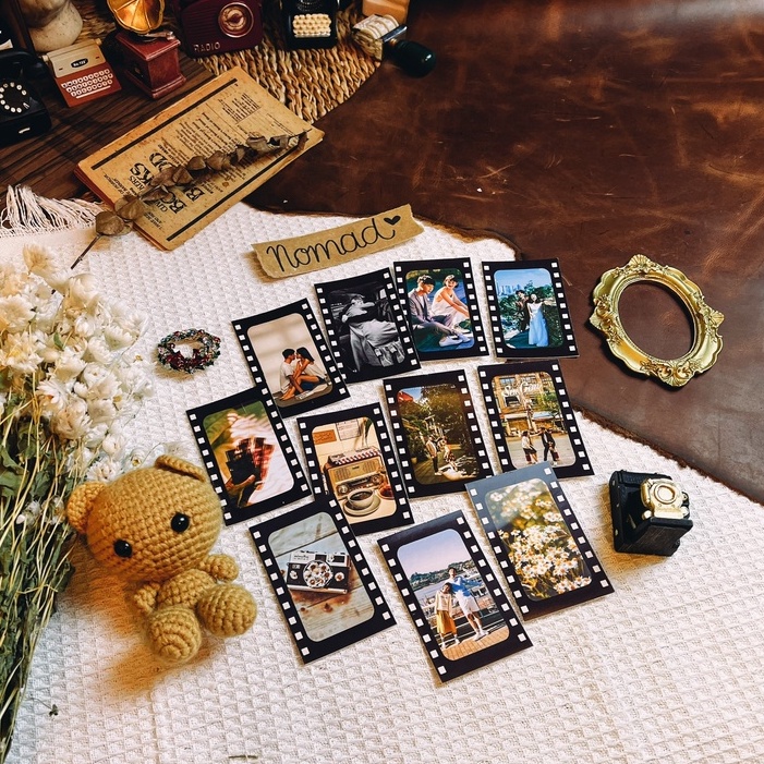 In Ảnh 6x9 Theo Yêu Cầu Khung Film Vintage - Kèm Cán Màng Bảo Vệ - NOMAD GARDEN