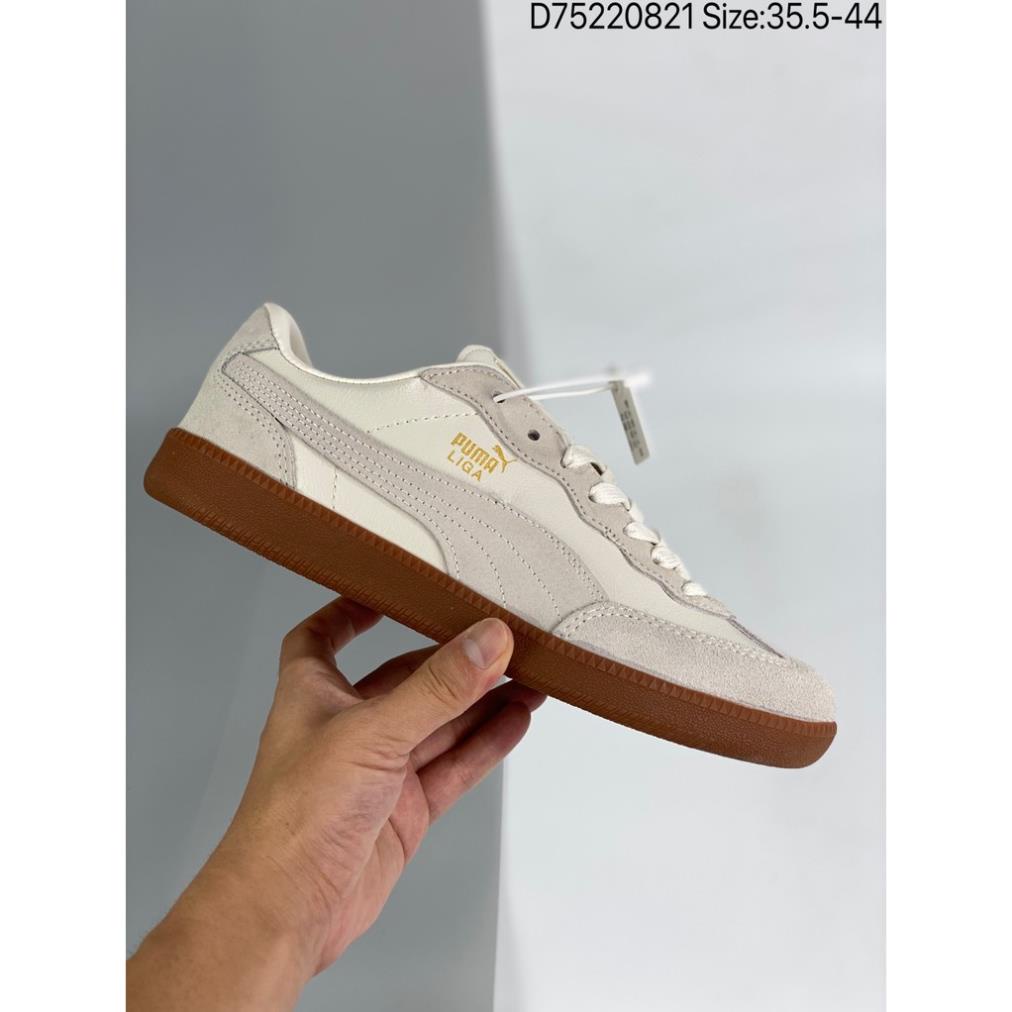 Giày Puma Da Lộn Cổ Điển Có Chữ Ký Cho Nam Nữ *