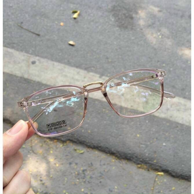 Gọng kính cận giả cận nam nữ mắt vuông gọng dẻo nhiều màu | BigBuy360 - bigbuy360.vn