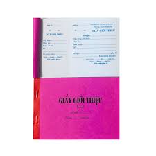[Sỉ &amp; Lẻ] Giấy Giới Thiệu - 1 Cuốn 52 tờ