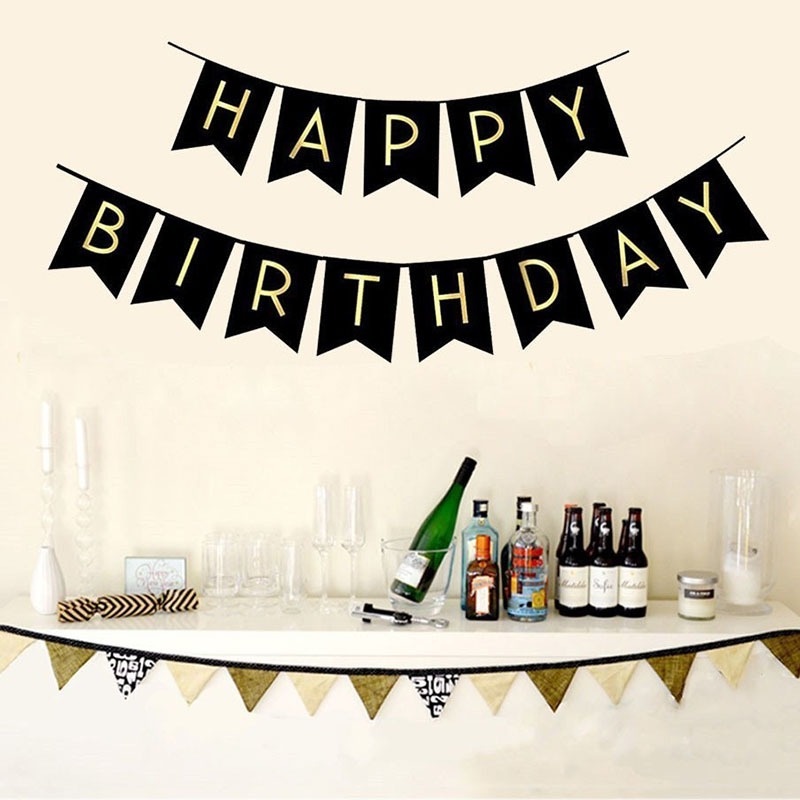 Dây Treo Chữ Happy Birthday Trang Trí Tiệc Sinh Nhật Cho Bé