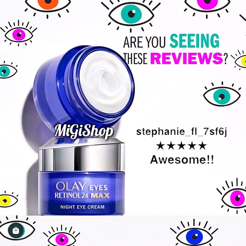 [Hàng Mỹ] Kem Mắt Olay Retinol 24 Max Night Eye Cream 15ml | BigBuy360 - bigbuy360.vn