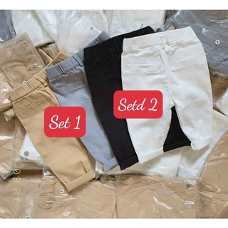 Sét 2 quần kaki cao cấp cho bé