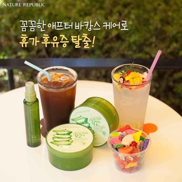 🍀Gel Lô Hội Nature Republic Aloe Vera 92% Soothing Gel