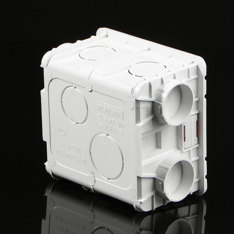 Hộp gắn tường cho đế cắm công tắc PVC loại WER 86