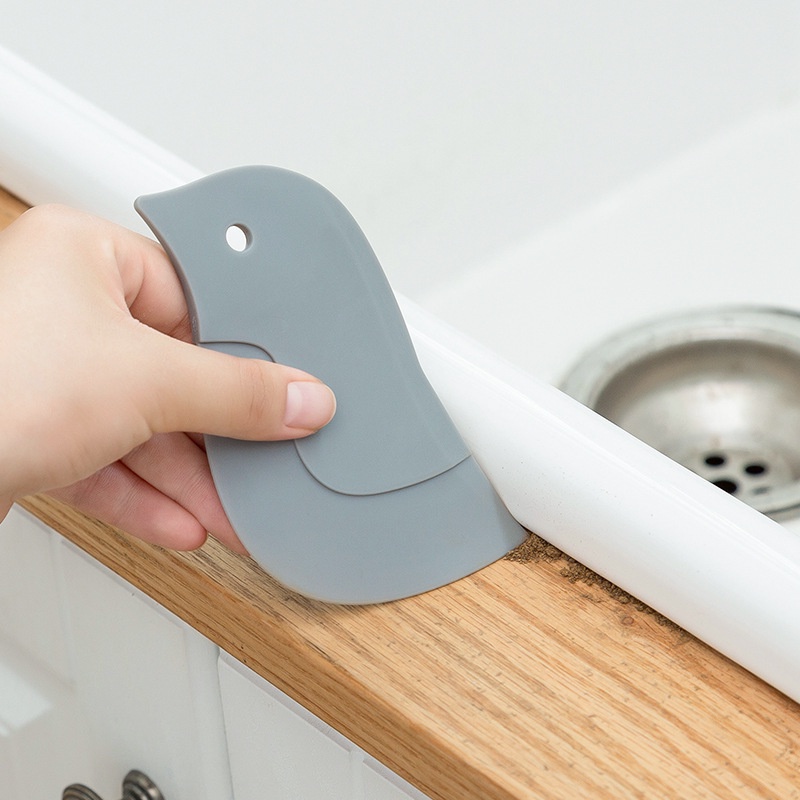 1 Dụng Cụ Cạo Dầu Hình Chim Cánh Cụt Hoạt Hình Đa Năng Cho Nhà Bếp Nhà Tắm
