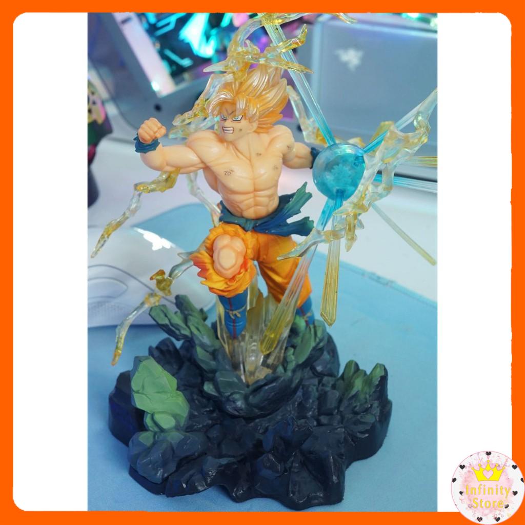 MÔ HÌNH GOKU TỤ KAME XANH 21CM INFINY DECOR