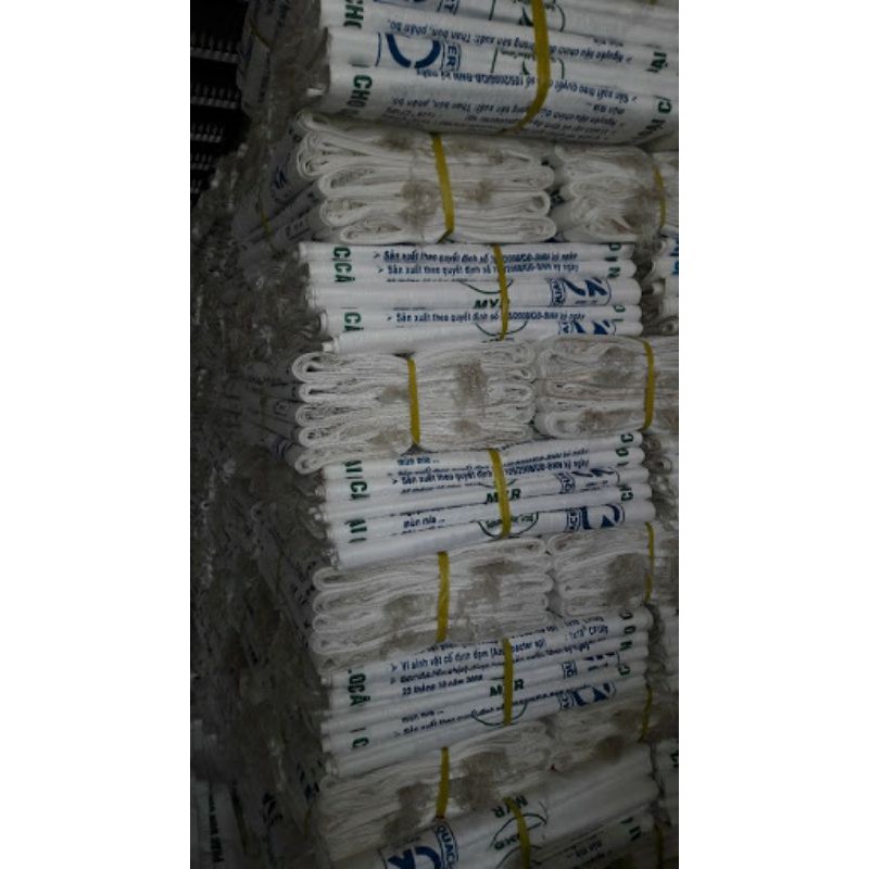 Bao đựng gạo 50kg, cũ, loại dày,CF, xích lô,mì A