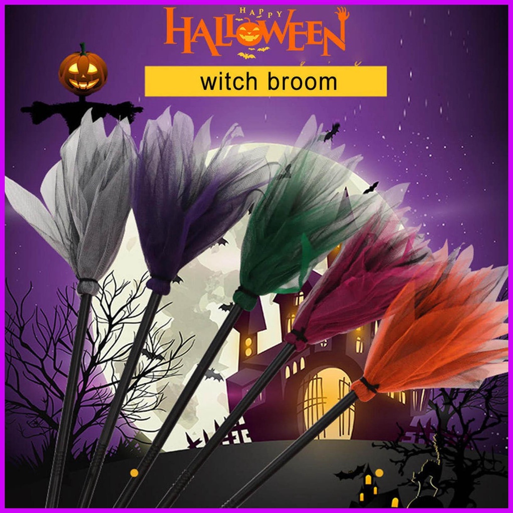 Chổi Phù Thủy Hóa Trang Halloween Dành Cho Trẻ Em