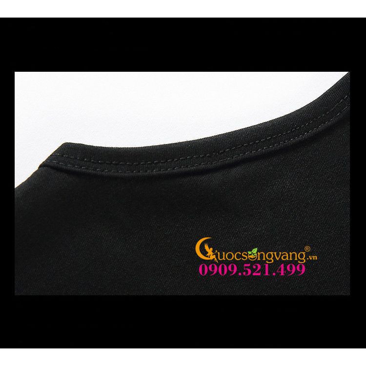 Áo thun nam cổ tròn in hình đôi cánh GLA037 chất cotton co giãn Cuocsongvang