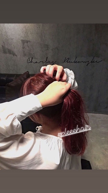 Thuốc nhuộm màu HỒNG TÍM +kèm oxy trợ dưỡng và găng tay | BigBuy360 - bigbuy360.vn