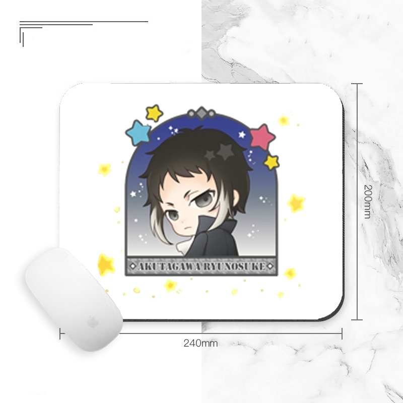 Miếng di chuột in hình anime chibi BUNGOU STRAY DOGS miếng kê chuột miếng lót chuột