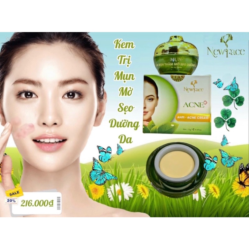 KEM NEW FACE MỤN THÂM MỜ SẸO DƯỠNG DA