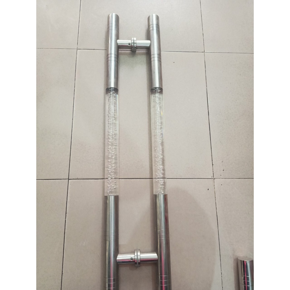 Tay nắm kính inox 304 phi 38 dài 6 tấc