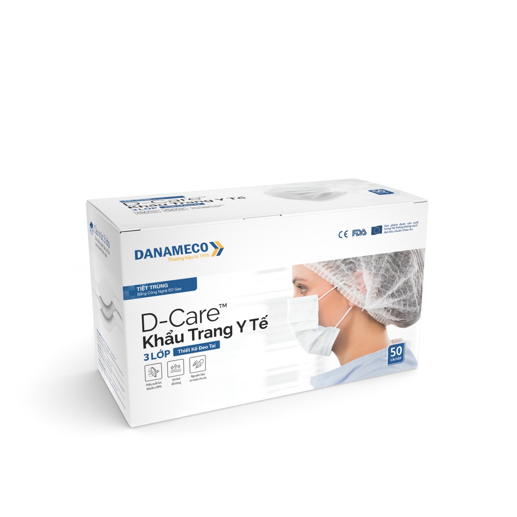 Khẩu Trang Y Tế Vải Không Dệt DANAMECO
