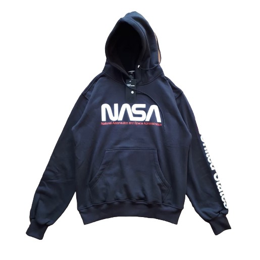 Áo Hoodie In Chữ Nasa X H & M Phong Cách Mỹ