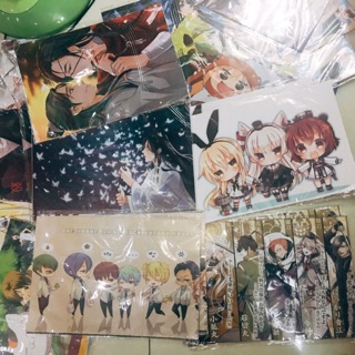 Poster Anime A3 1 set gồm 8 tranh