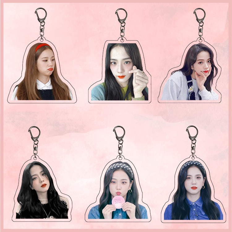 Móc Khóa In Hình Thành Viên Kim jisoo jisoo