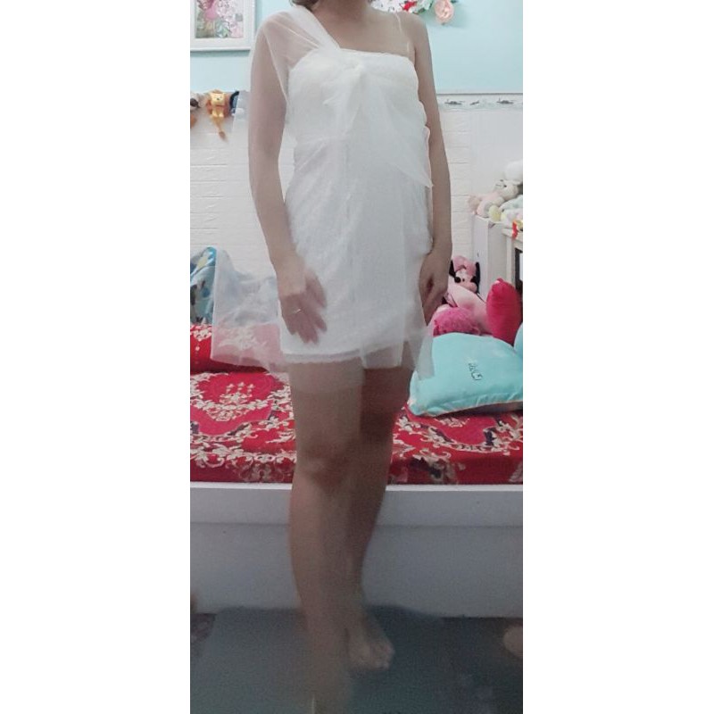 Thanh lý đầm body ren thun toàn thân size &lt;50kg, moi 99%