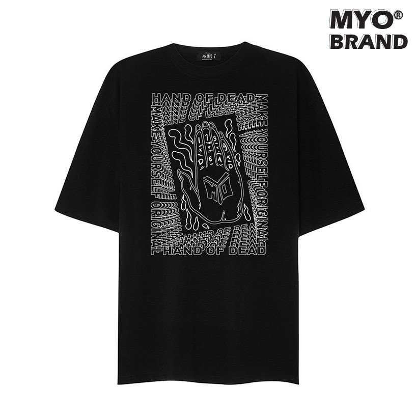 Áo Thun Unisex MYO Vải Cotton In Hình Hand Of Dead