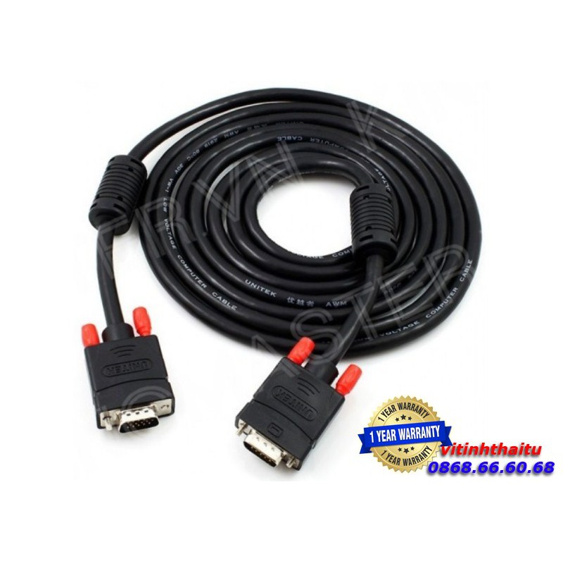 CÁP CHUYỂN VGA RA VGA UNITEK Y-C510