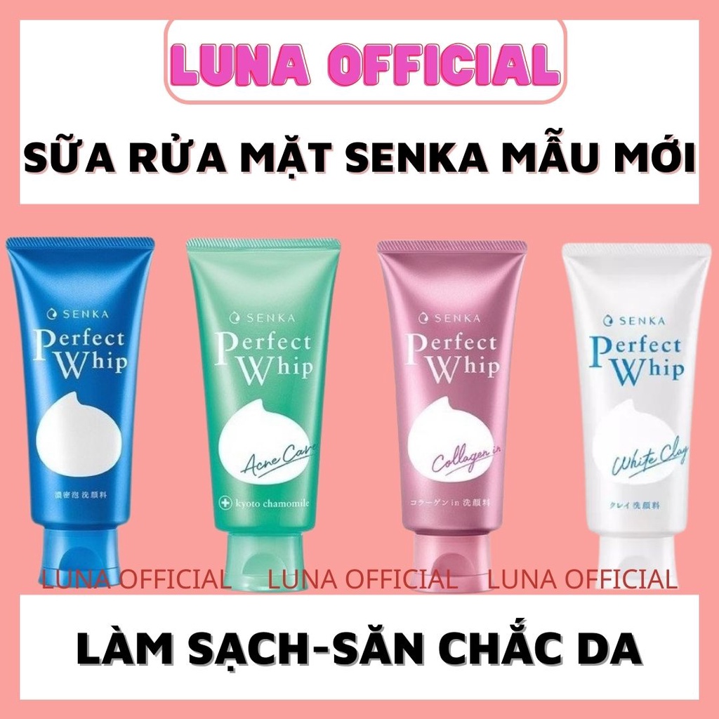 MẪU MỚI Sữa rửa mặt Shiseido Senka Perfect Whip