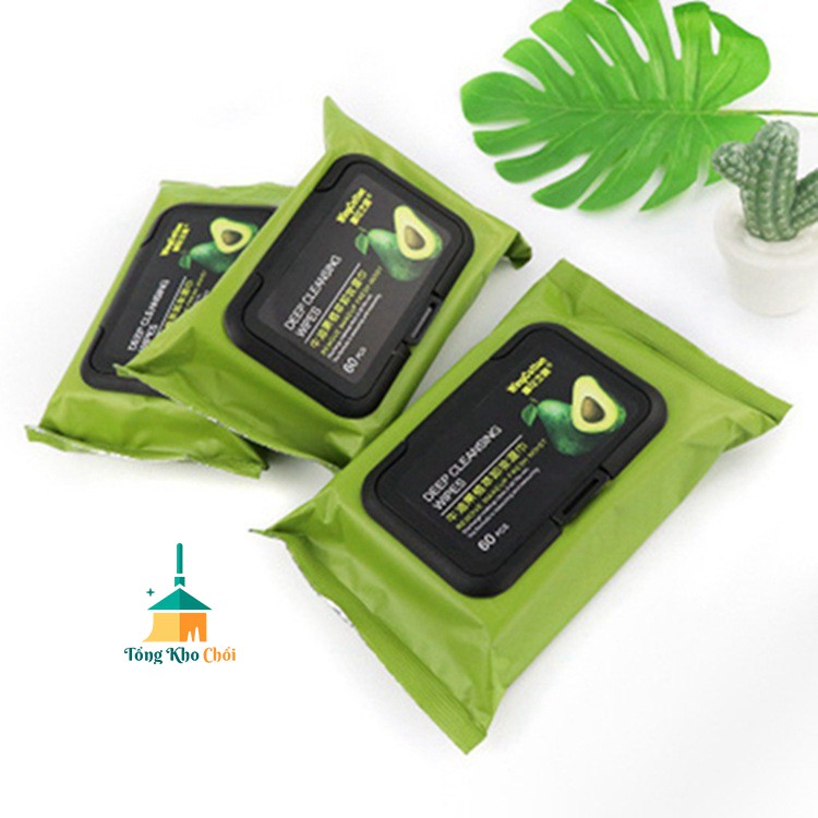 Khăn ướt tẩy trang chiết xuất quả bơ cho da mặt sạch và khỏe TTBO | BigBuy360 - bigbuy360.vn