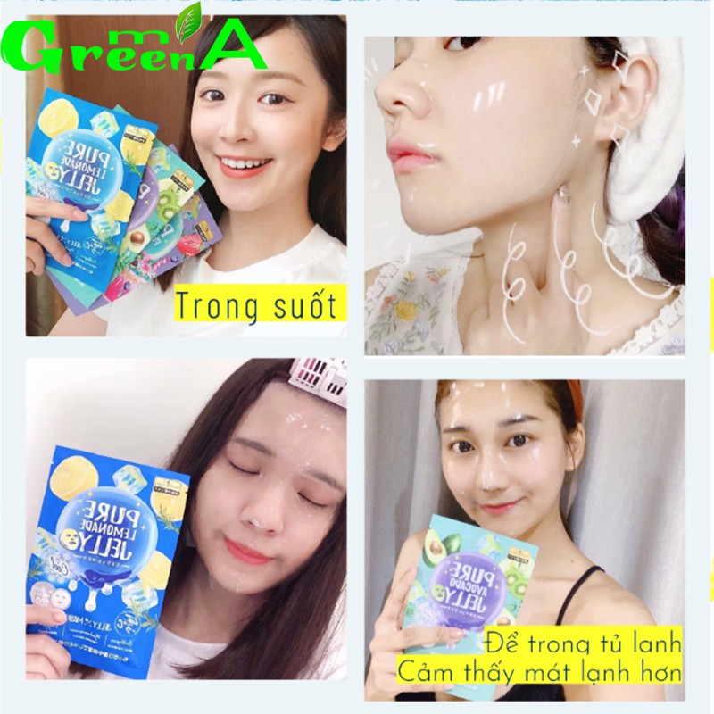 Mặt Nạ Sexylook Jelly Thạch Lạnh [HỘP 3 MIẾNG] Pure Jelly Mask Sexylook Đài Loan Cao Cấp NHẬP KHẨU CHÍNH HÃNG