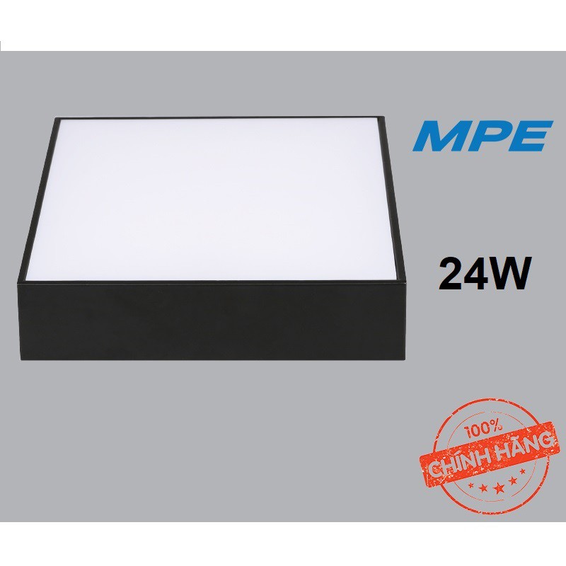 Đèn LED MPE Downlight nổi tràn viền series SSDLB  16W, 24W - Ánh Sáng Trắng, Trung Tính, Vàng, Ba Chế Độ Màu