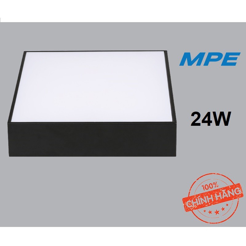 {Chính Hãng} Đèn LED MPE Downlight nổi tràn viền series SSDLB 16W, 24W Ánh Sáng Trắng, Trung Tính, Vàng, Ba Chế Độ Màu