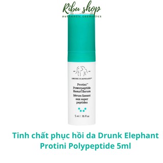 (5ml) Tinh chất dưỡng phục hồi da Drunk elephant Protini polypeptides resurf serum tách set Sephora Ribu shop