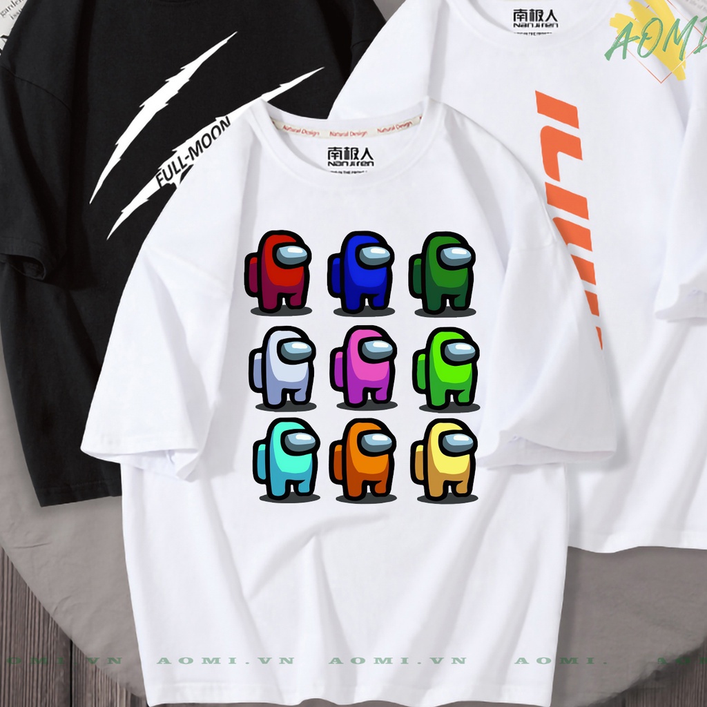 ÁO THUN GAME AMONG US TAY NGẮN AOMIVN NAM NỮ ÁO PHÔNG TRẺ EM GIA ĐÌNH CẶP ĐÔI HOT TREND 2021 | BigBuy360 - bigbuy360.vn