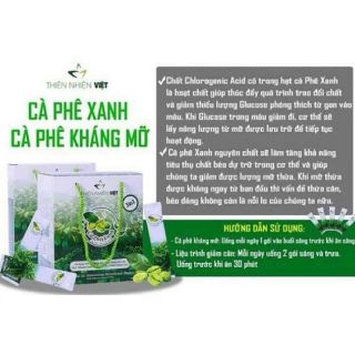 CÀ PHÊ XANH KHÁNG MỠ