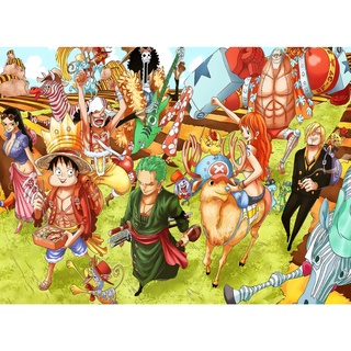 Tranh ghép hình 1000 mảnh 2cm khổ 54×74 – Tranh xếp hình Puzzle cao cấp one piece