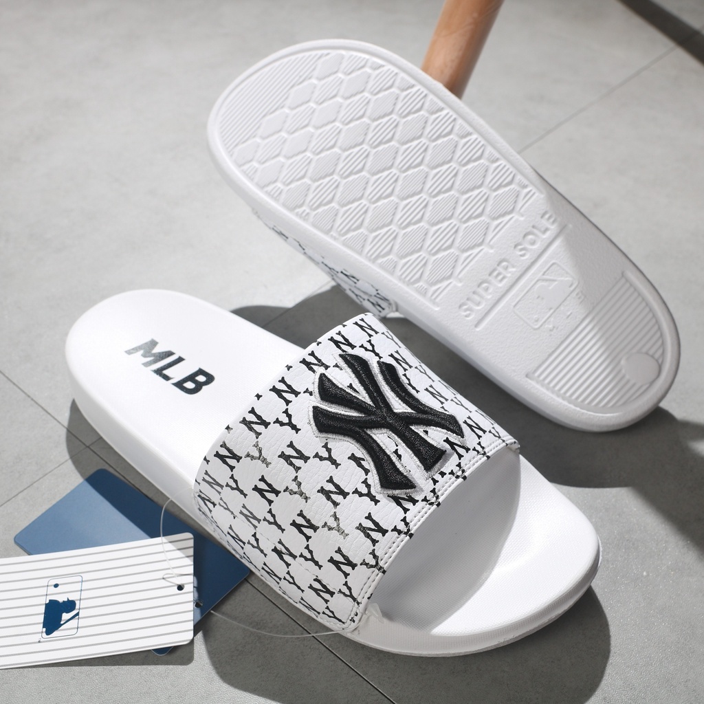 Dép M.L.B Nờ Y nam nữ logo thêu sắc nét hàng cao cấp