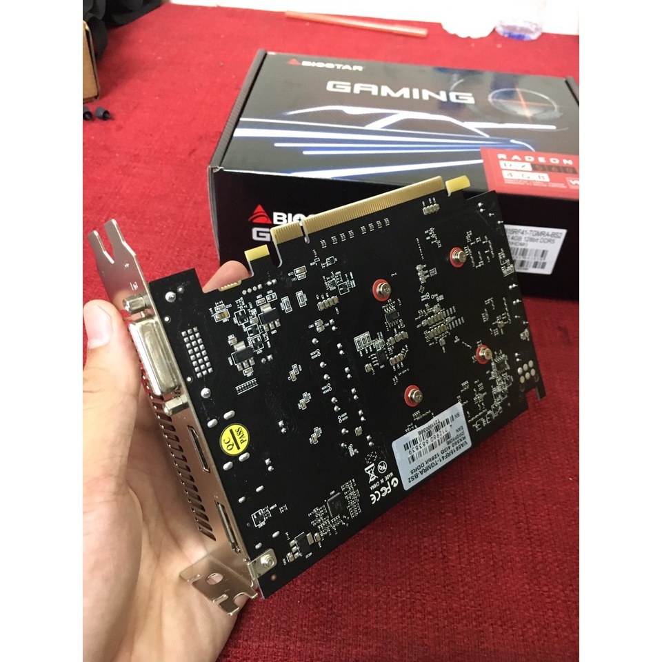 VGA PC, card màn hình, card đồ họa Radeon RX560 4GB Biostar Gaming - Hàng chính hãng
