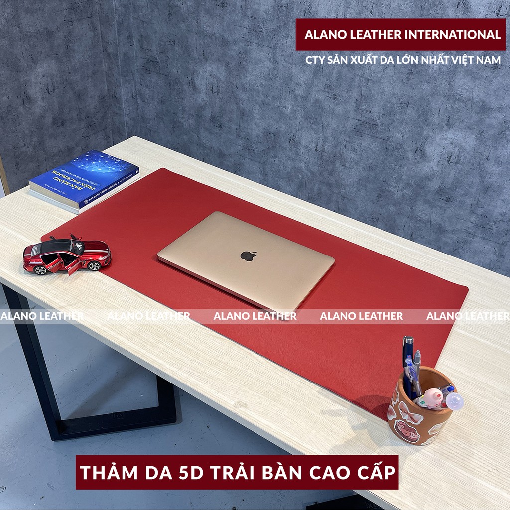 [Hình Thật / Giá Xưởng] Thảm Da Trải Bàn 5D Màu Đỏ Chống Thấm, Chống Trầy, Tiện Lợi, Bảo hành 2 Năm Tại Xưởng