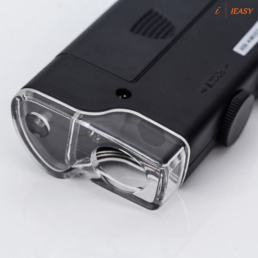 IE❤60X-100X LED Cellphone Digital Clip Pocket Zoom Jewelry Magnifier Microscope