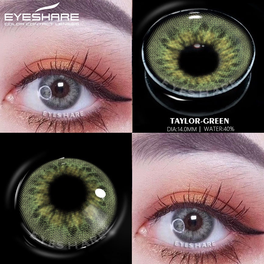 EYESHARE [Hàng mới về] Set 2 kính áp tròng thiết kế màu sắc hợp thời trang