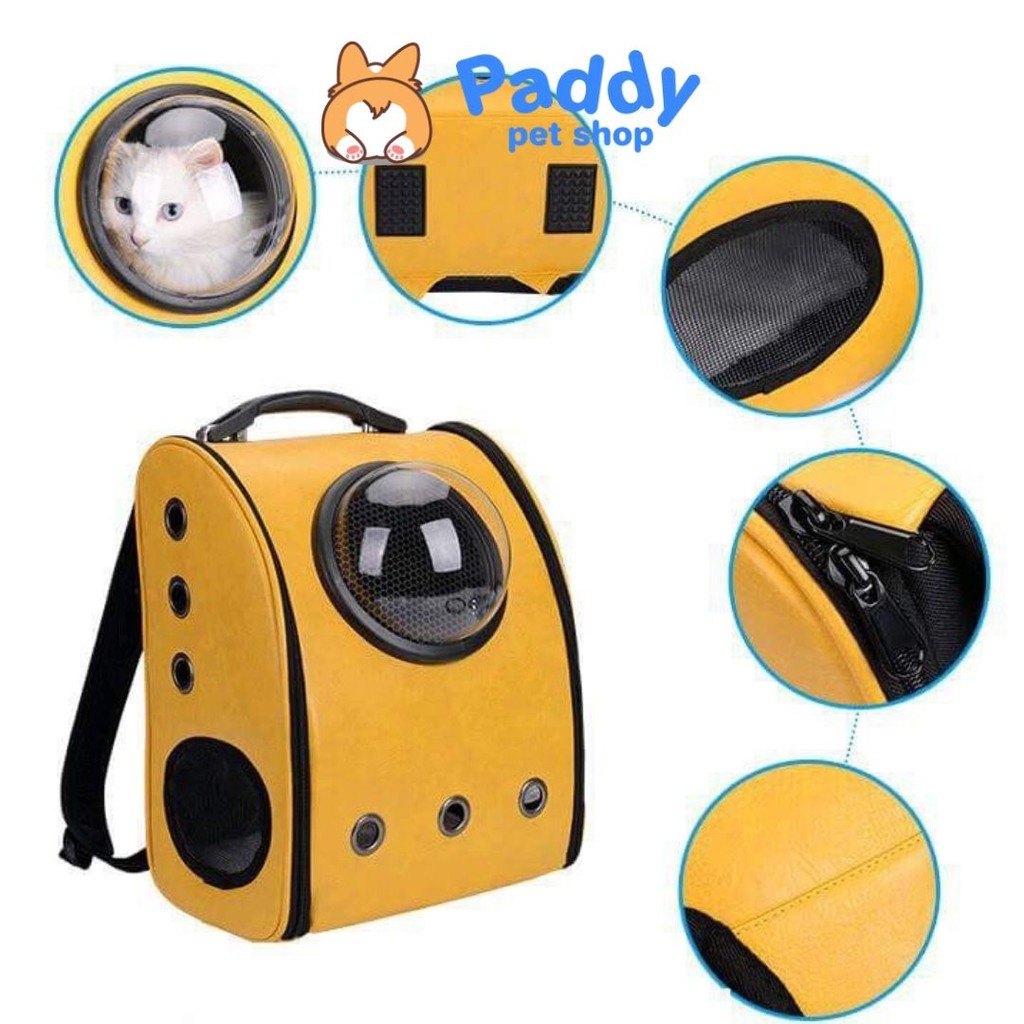 Balo Da Cao Cấp Vận Chuyển Chó Mèo (&lt;10kg)