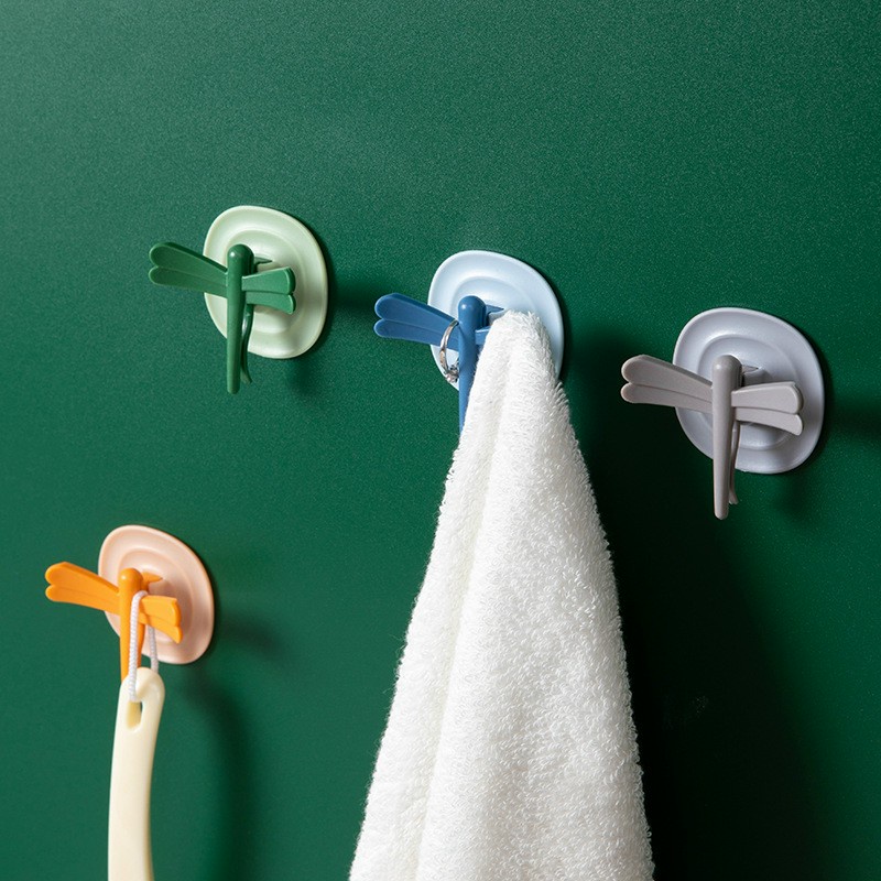 Móc Treo Chìa Khóa Dán Tường Hình Chuồn Chuồn Độc Đáo