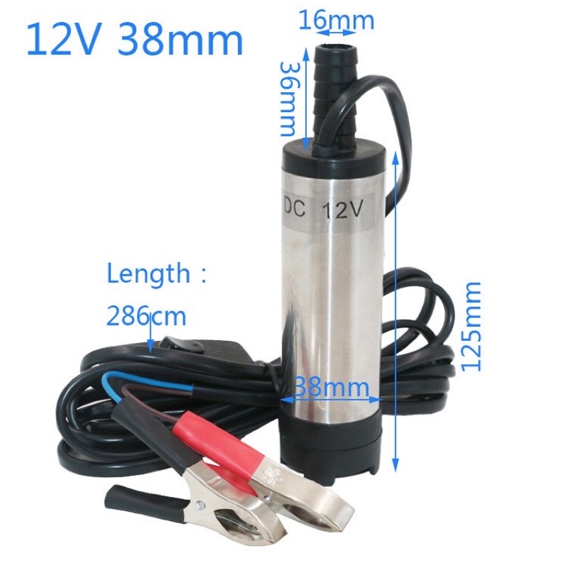 Máy Bơm dầu, bơm nước mini 12v, bơm dầu 12v