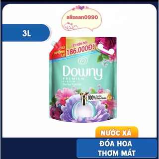 NƯỚC XẢ VẢI DOWNY ĐOÁ HOA THƠM MÁT TÚI 3L