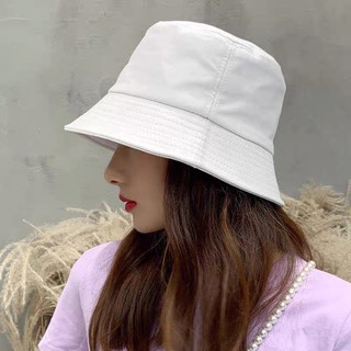 Nón Kaki Thời Trang - MŨ BUCKET MARUKO idol Kpop BASIC trơn Đen Trắng Be