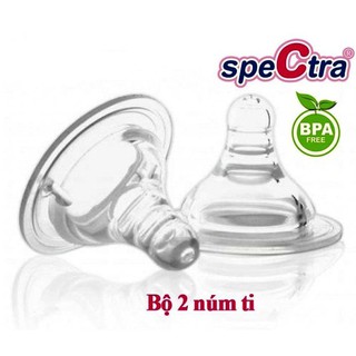 Hộp 2 núm ti Spectra