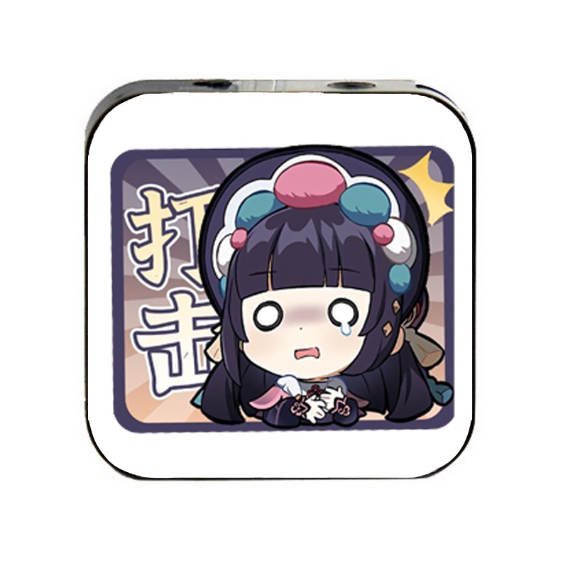 Máy nghe nhạc mp3 in hình GENSHIN IMPACT ver CHỮ NHẬT game anime chibi dễ thương xin xắn kèm tai nghe tiện lợi cá tính