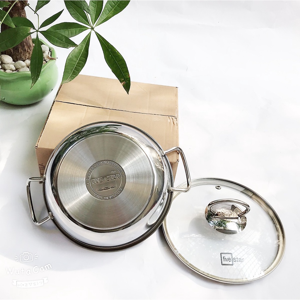 Nồi Kho Cá Chống Dính 3 Đáy FiveStar