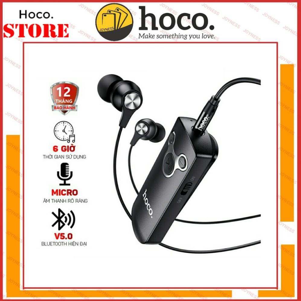 [Hoco] Tai Nghe Bluetooth Hoco E52 Có Cài Áo Hỗ Trợ 6 Giờ Đàm Thoại Liên Tục - Bảo Hành 12 Tháng Chính Hãng